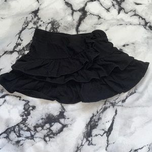 Black skirt with shorts attached